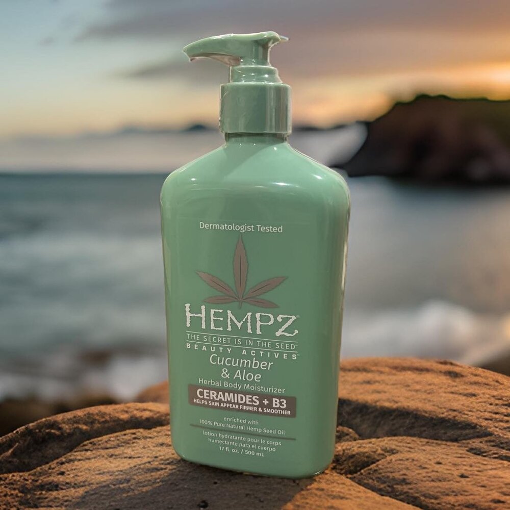 Hempz Cucumber & Aloe Herbal Body Moisturizer 17 oz